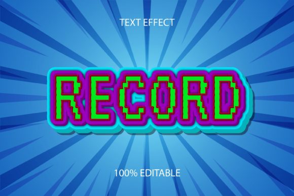 Create Pixel-Perfect Record Style Text Effects