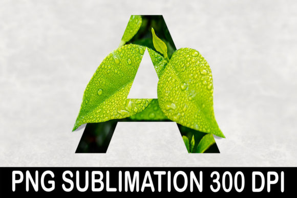 Font a | Leaves: A Nature-Inspired Typeface for Modern Design
