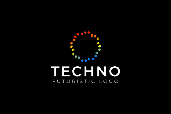 Gradient Pixel Logo: A Modern Font for Bold Branding