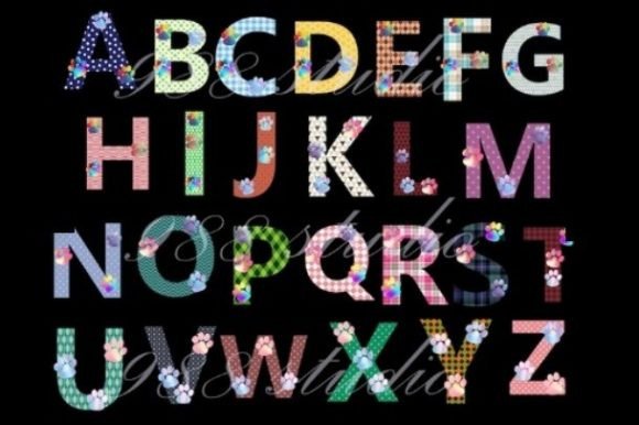 Paw Alphabet Font: Creative Clip Art for Pet Designs