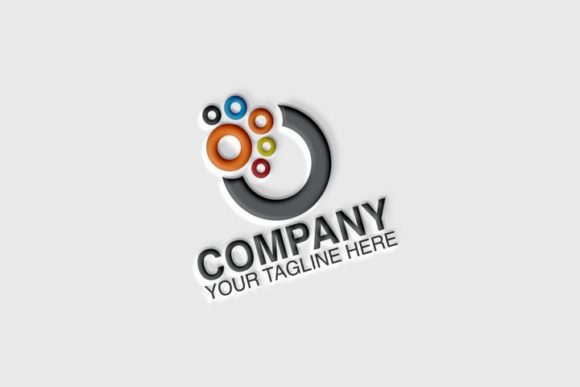 Pixel Digital Circle Logo: Modern Branding Design