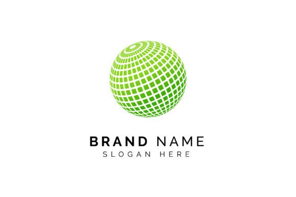 Pixel Globe Logo Design: A Modern Icon for Global Brands