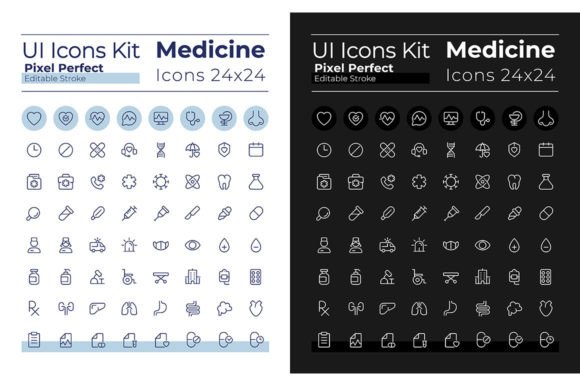 Pixel Perfect Medical Icons for Modern UI Design