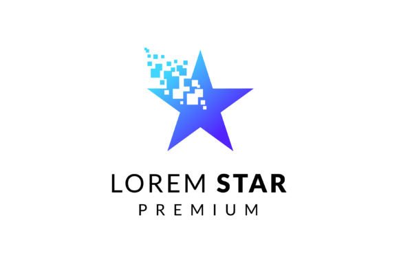 Pixel Star Logo Design: A Vector Concept for Modern Brands