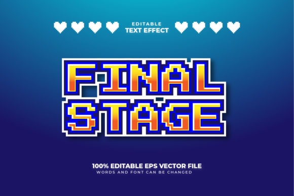 Pixel Text Style Effect: Editable Design for Bold Projects