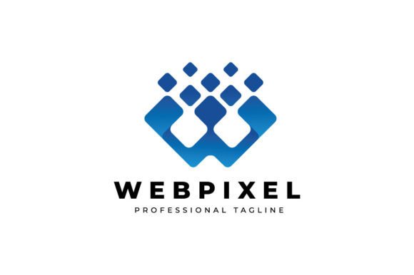W Letter Web Pixel Logo: A Premium Font for Modern Branding